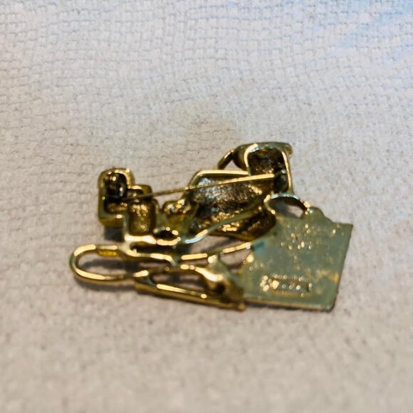 Nurse Brooch Lapel Pin Gold - Picture 2 of 2